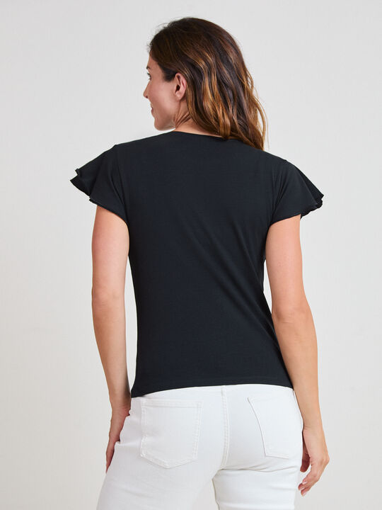 CAMISETA VOLANTES Negro image number null