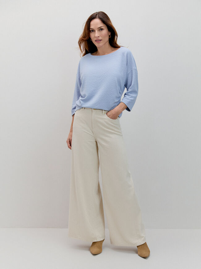 JERSEY TEXTURA Azul Chambray