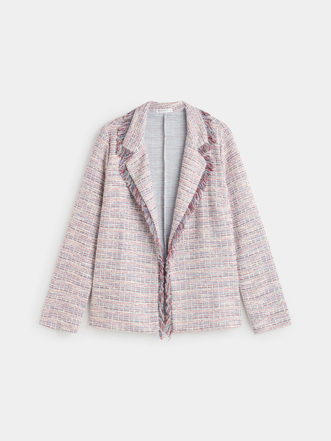 CHAQUETA FLECOS Rojo