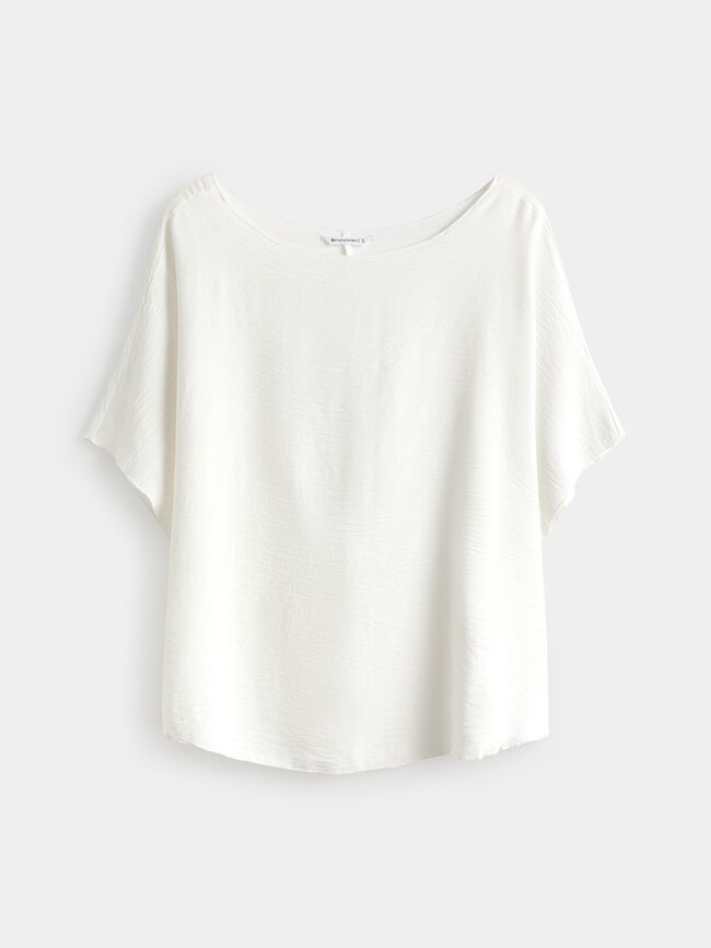 BLUSA NUDO Blanco Optico