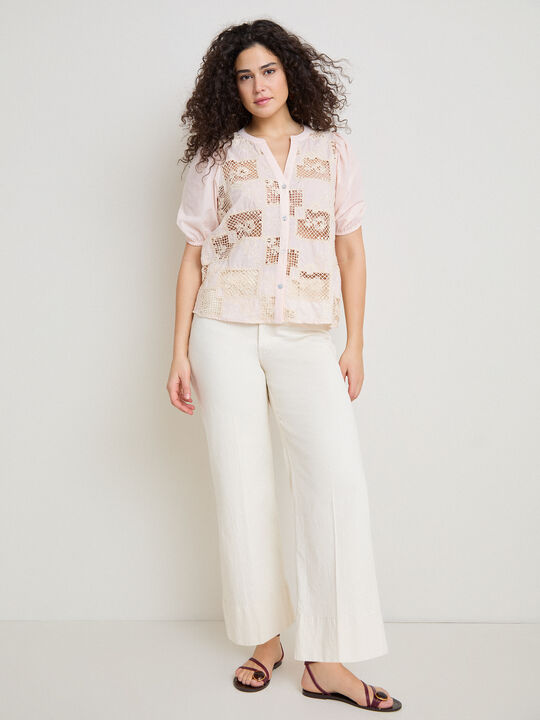 blusa bordada Rosa Perla image number null