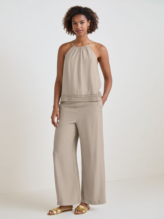 TOP  HALTER FORNITURA Piedra image number null
