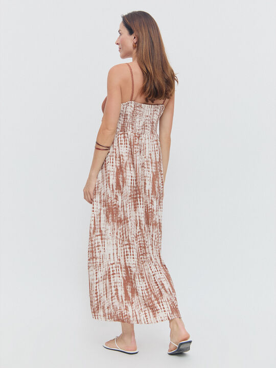 VESTIDO PECHERA CROCHET Estampado 1 image number null