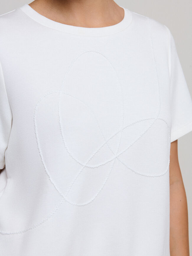 CAMISETA DETALLE CORD&Oacute;N Beige