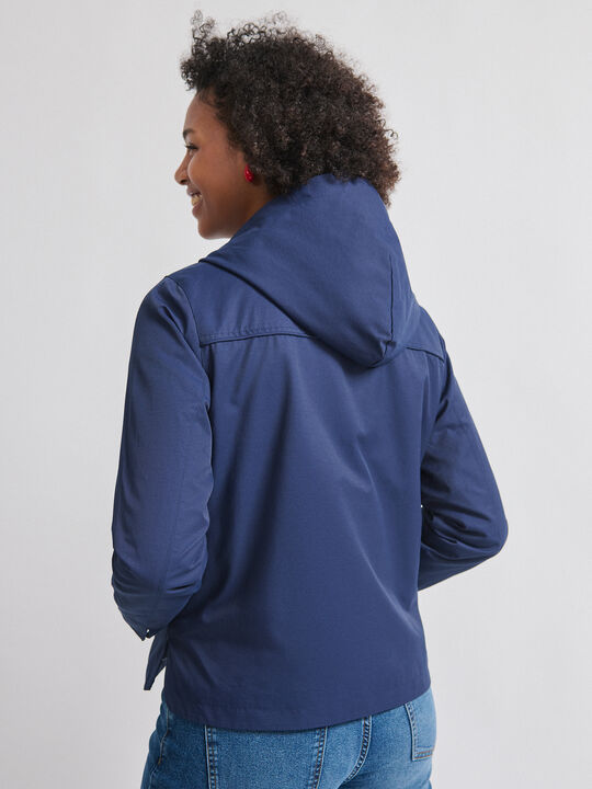 Parka algodón capucha Azul Marino image number null