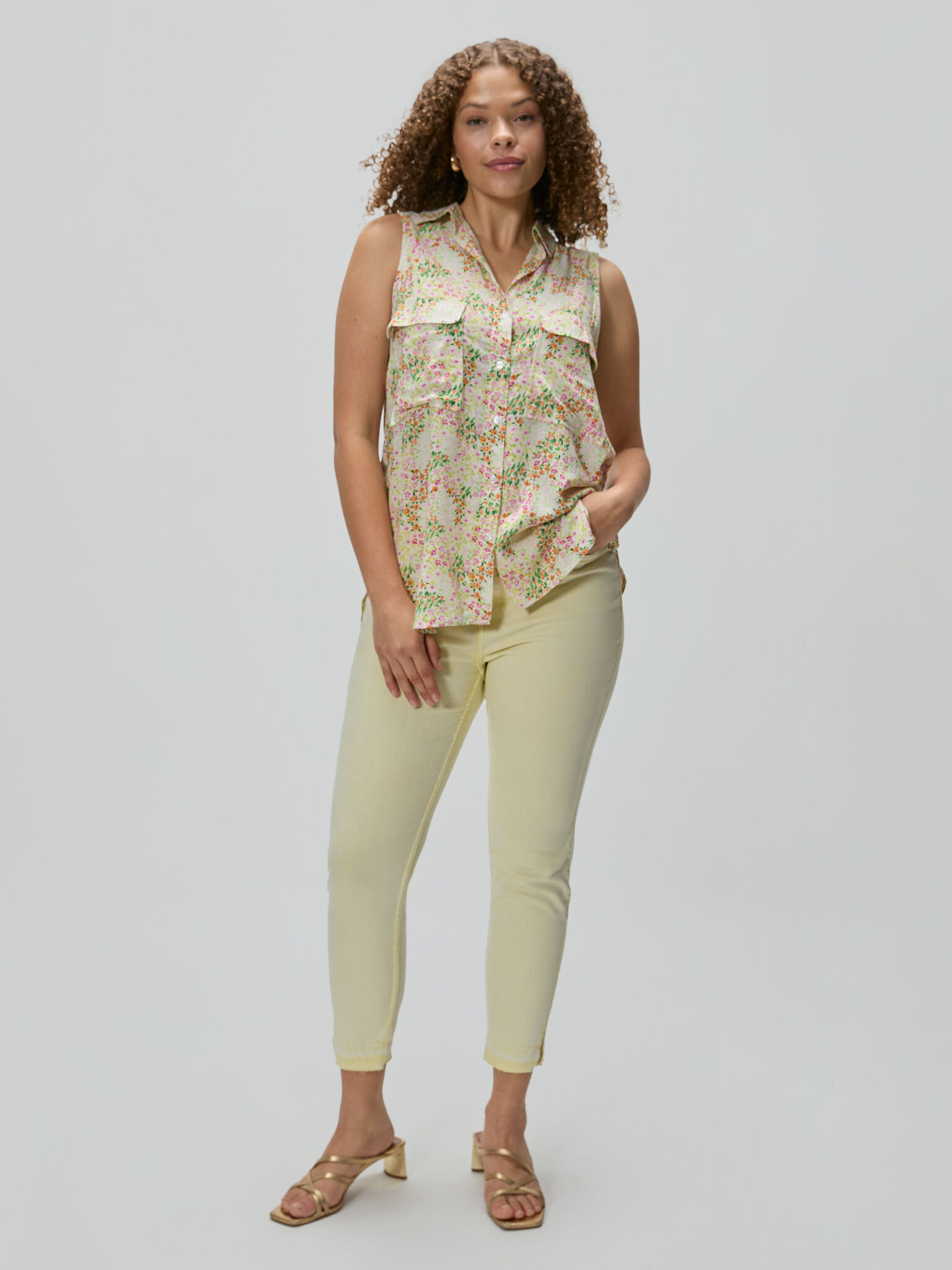 Blusa sin mangas