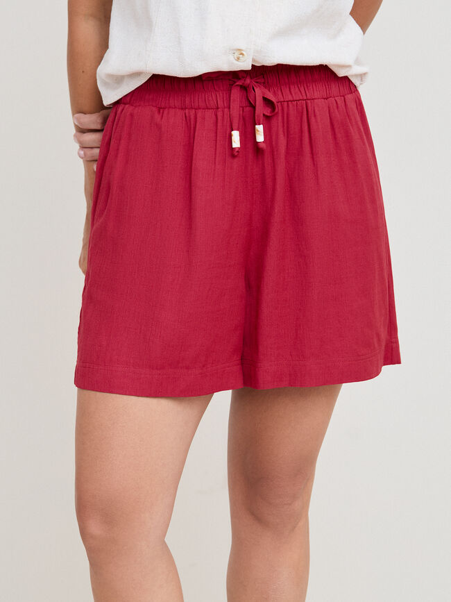 PANTAL&Oacute;N CORTO GOMA Geranio
