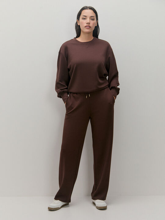 PANTALON CHANDAL Marron Medio image number null