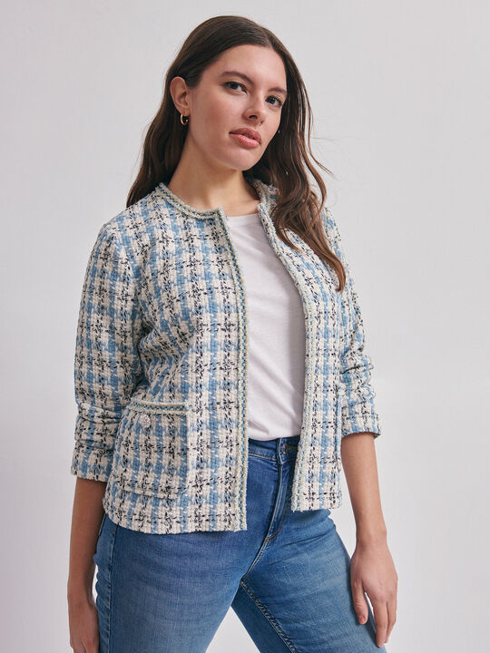 chaqueta tweed Azulon image number null