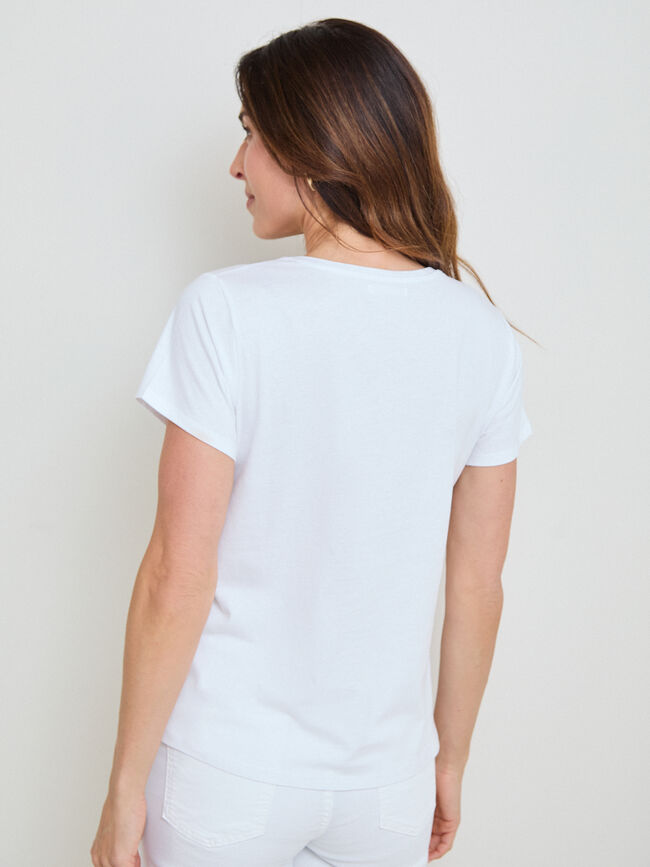 CAMISETA C&Oacute;CTEL MARGARITA Blanco Optico