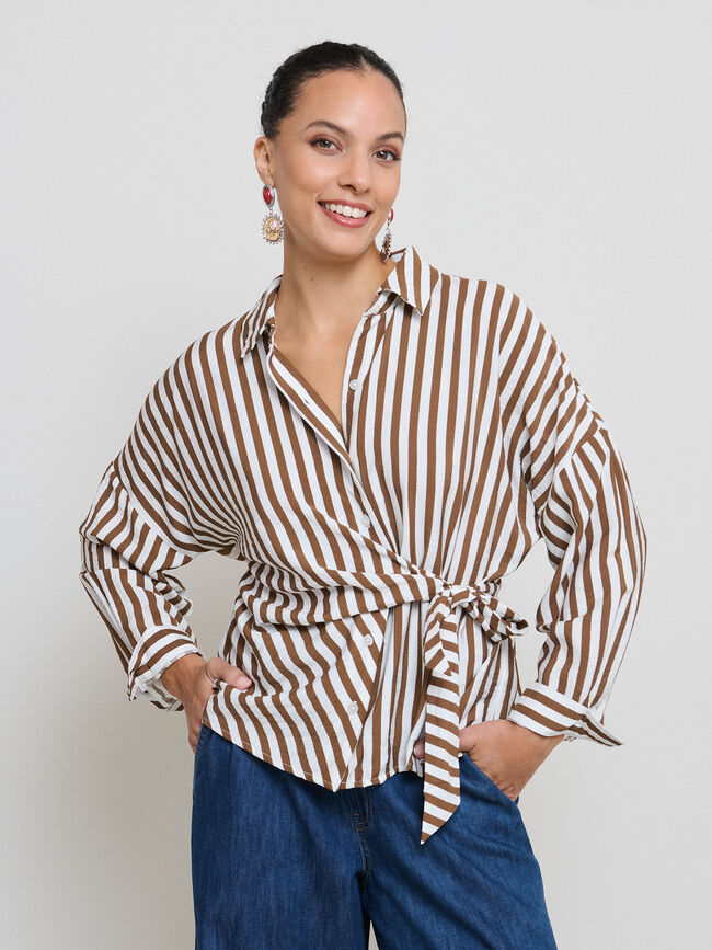CAMISA NUDO LATERAL Toffe