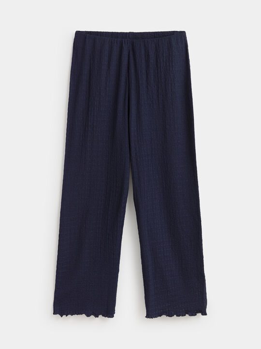 PANTALON TEXTURA Azul Marino image number null