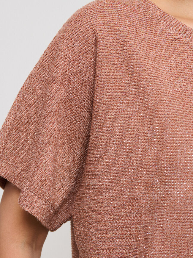 CAMISETA DETALLE TEJIDO Toffe
