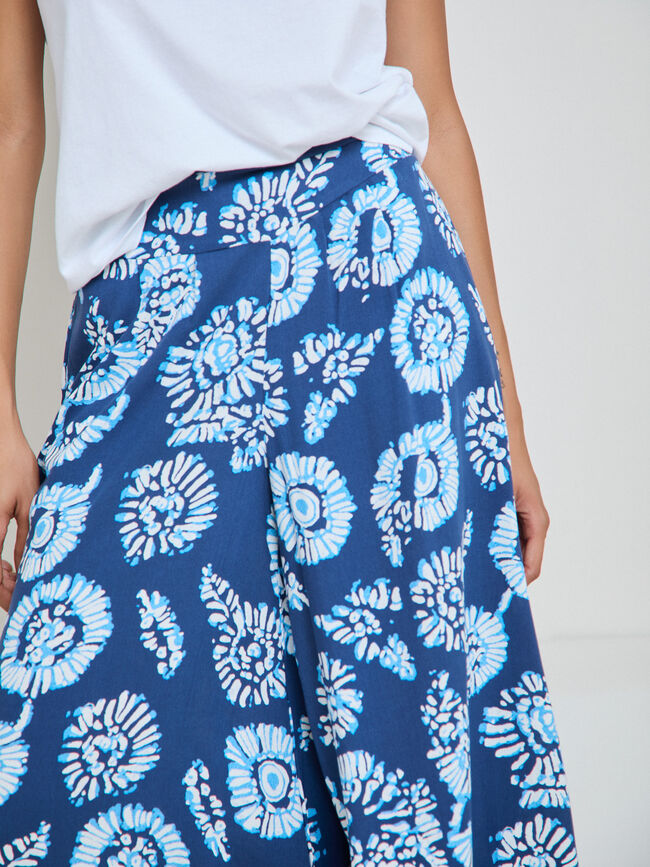 FALDA PANTAL&Oacute;N Azul Marino