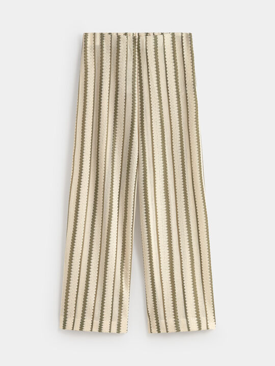PANTAL&Oacute;N P.CORTADO BICOLOR Kaki image number null