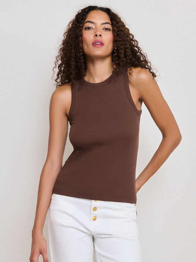 TOP NADADORA Marron