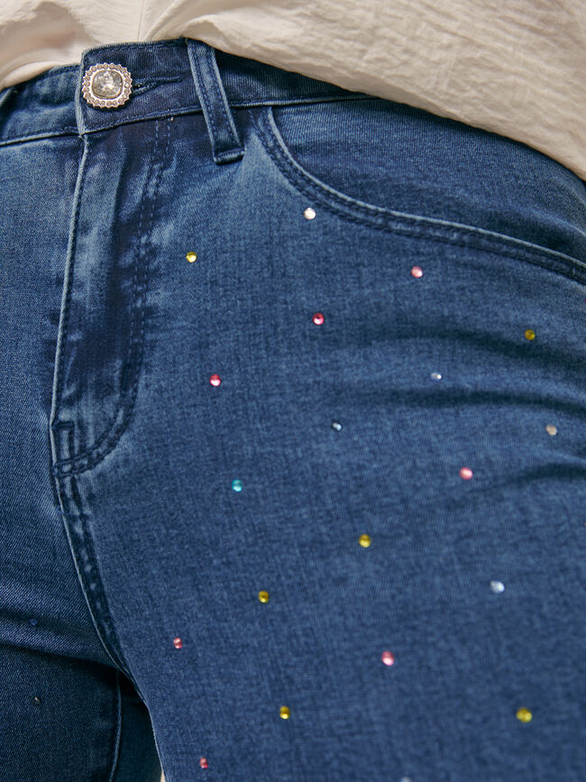 VAQUERO DETALLE BRILLOS | Moda PEN |29.99 EUR