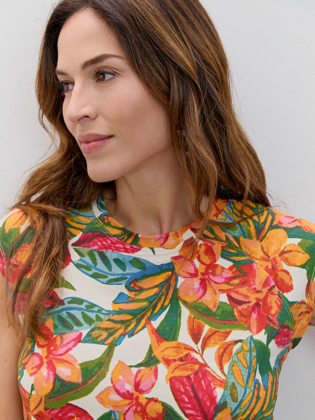 TOP MANGA CORTA Estampado 1