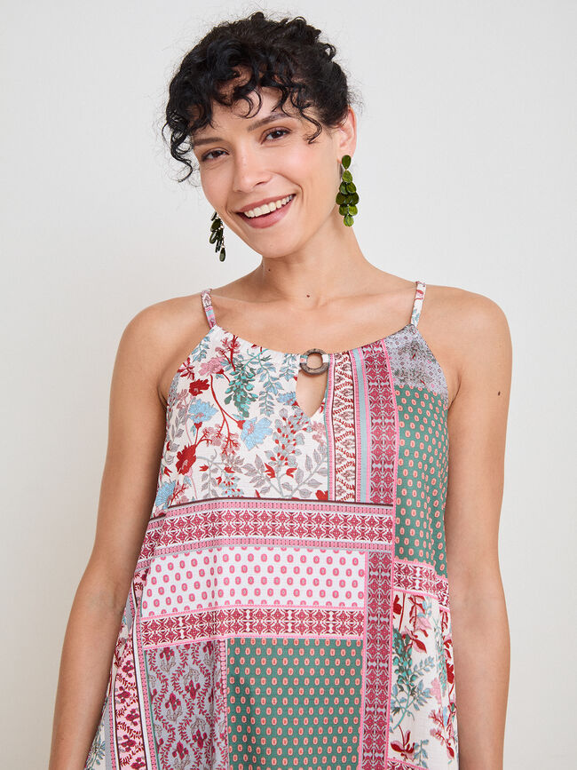 VESTIDO DETALLE Estampado 1