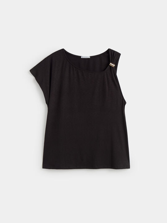 TOP DETALLE PASADOR Negro image number null