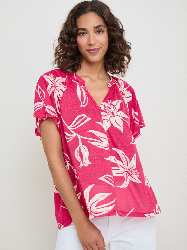 BLUSA MANGA CORTA Estampado 2