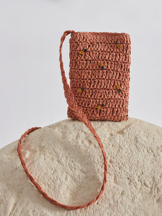 BOLSO MINI RAFIA Azafran 2 image number null