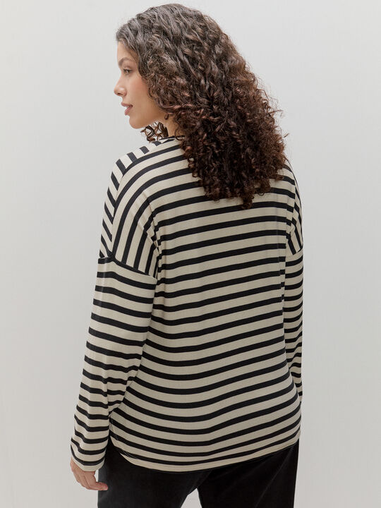 CAMISETA MANGA LARGA Rayas 1 image number null