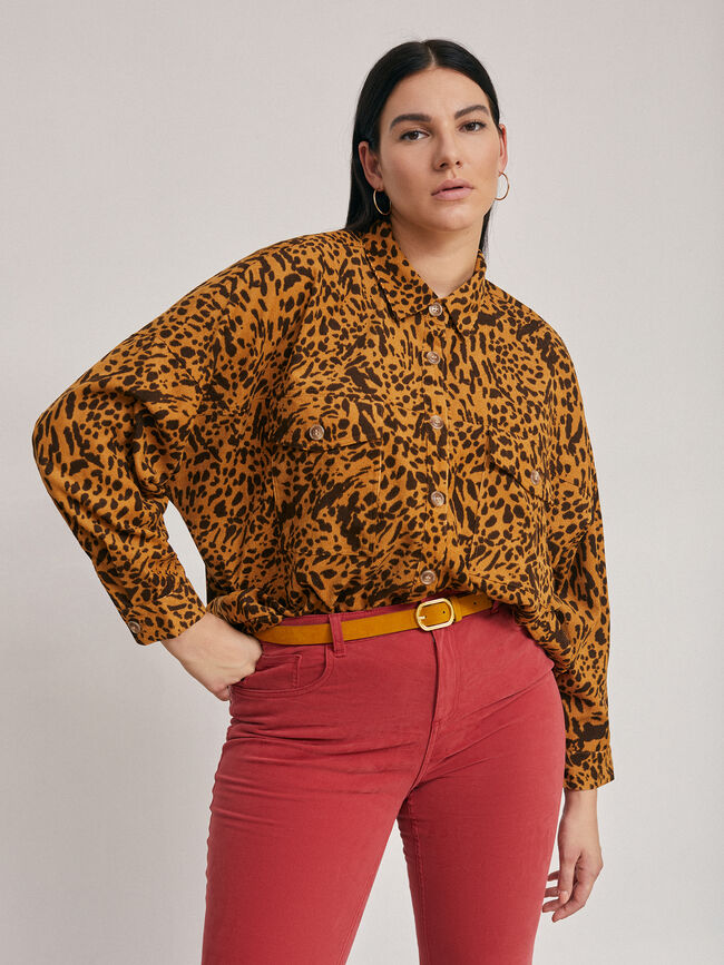 Camisa estampado animal Estampado 1