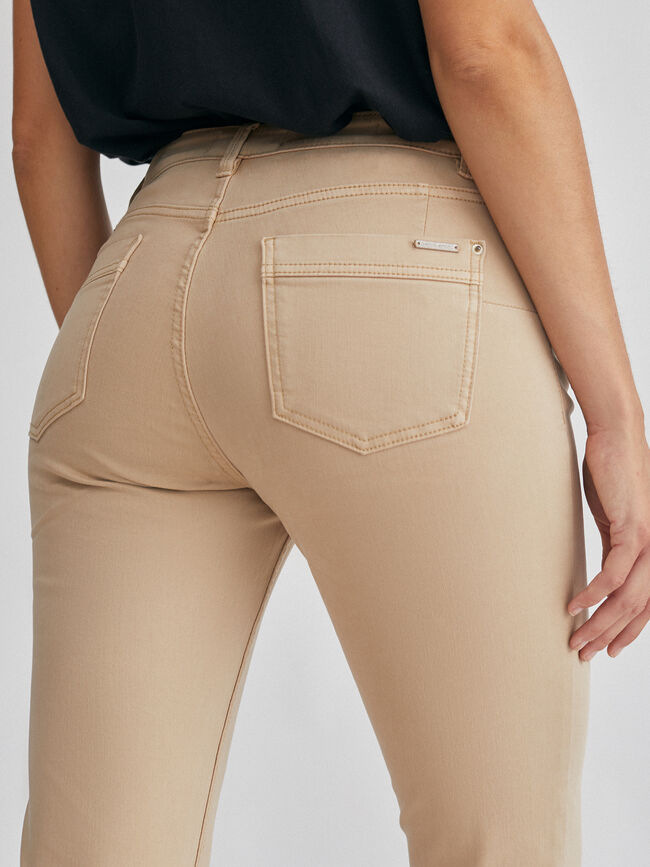 Tejano pitillo basico Beige