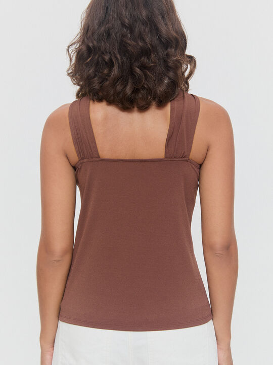 TOP ANILLA Mocca Oscuro image number null