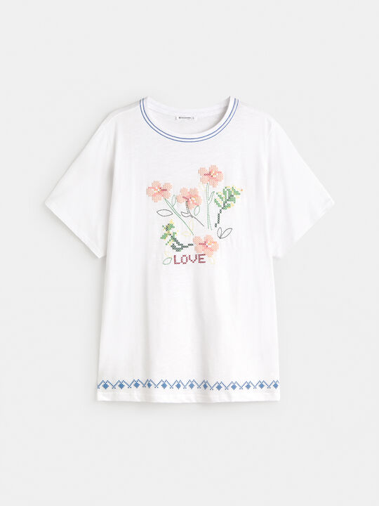 CAMISETA POSICIONAL Blanco Optico image number null