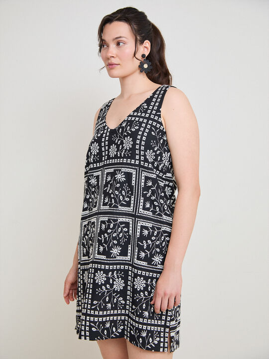 vestido corto Negro image number null