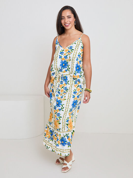 FALDA FLUIDA PRINT Crudo image number null