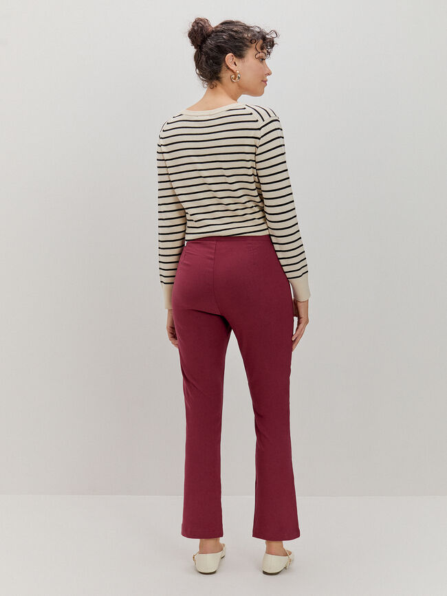 PANTALÓN BENGALINA Burdeos