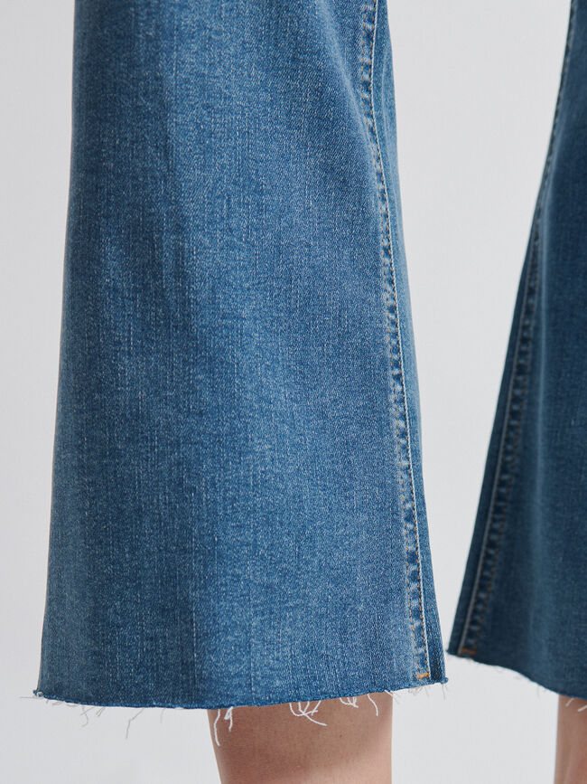 VAQUERO ACAMPANADO CROP Mid blue
