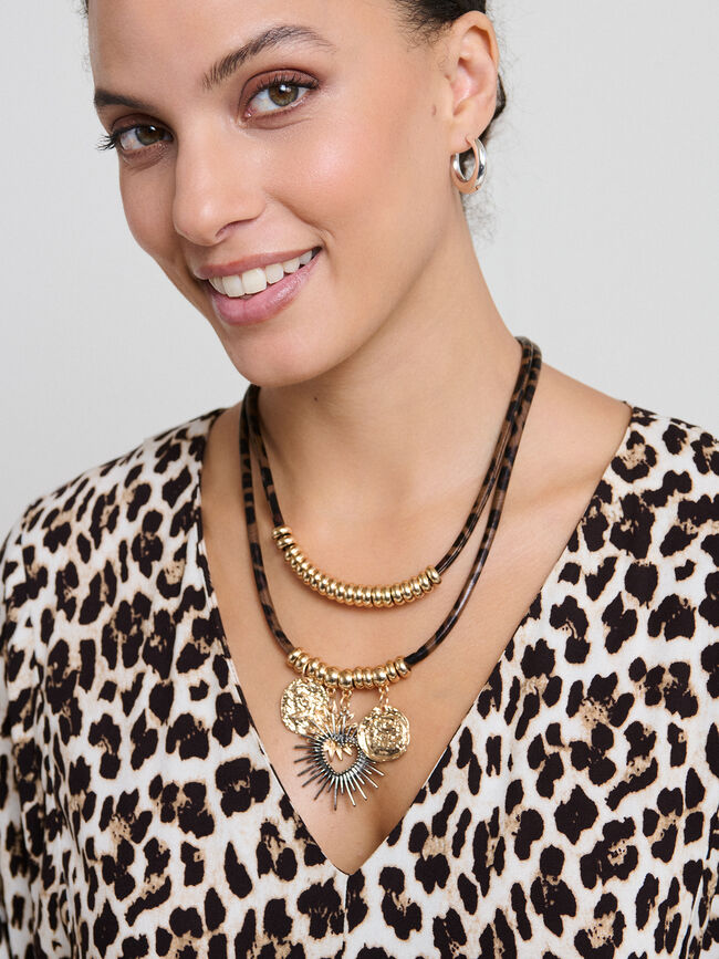 COLLAR &Eacute;TNICO SOL Oro
