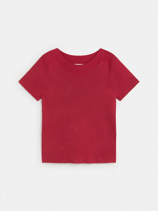 TOP CUELLO BARCO Geranio image number null