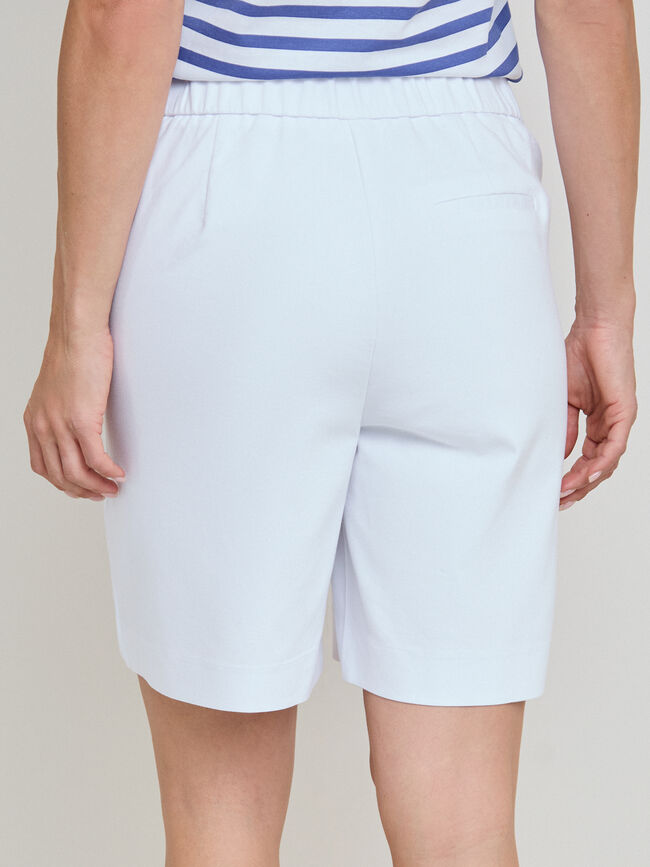 SHORT DETALLE CINTURILLA Blanco Optico