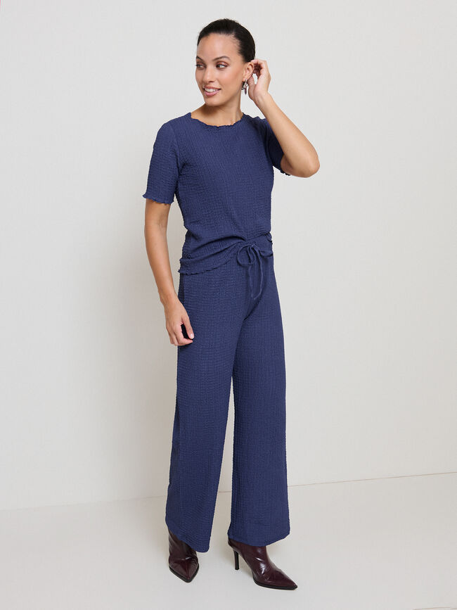 PANTALON TEXTURA Indigo blush
