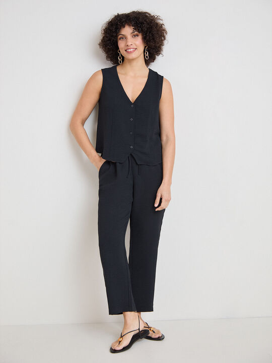 PANTAL&Oacute;N JOGGER Negro image number null