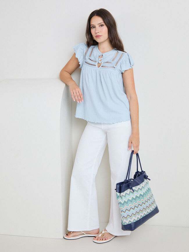 CAMISETA FORNITURA PECHERA Azul Bebe