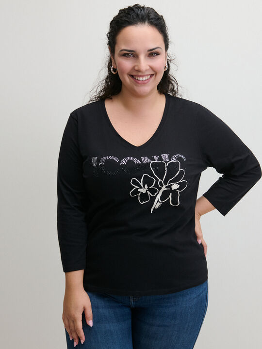 CAMISETA FLORES IC&Oacute;NICAS Hielo image number null
