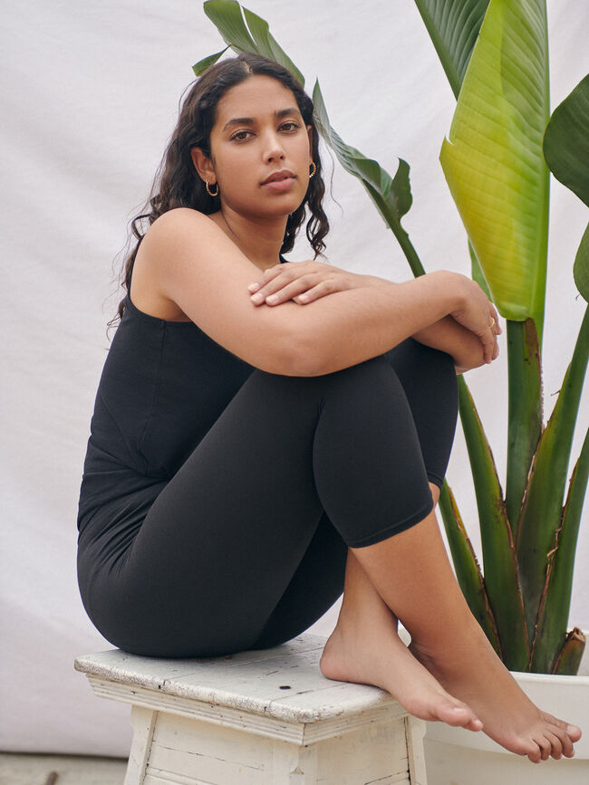 Legging capri Negro