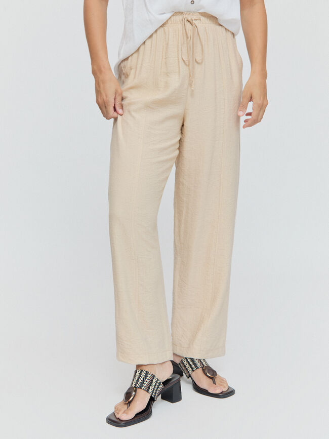 PANTALON CORTES Beige