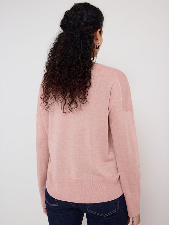 JERSEY LUREX rosa blush image number null