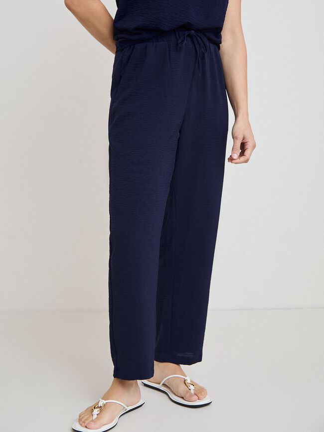 PANTAL&Oacute;N JOGGER Azul Marino