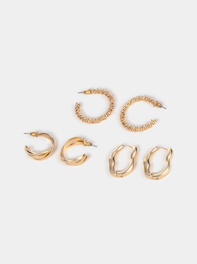 PACK TRES PENDIENTES Oro