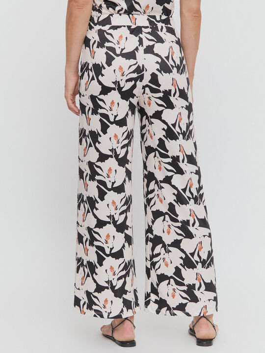 PANTALON ESTAMPADO Negro image number null