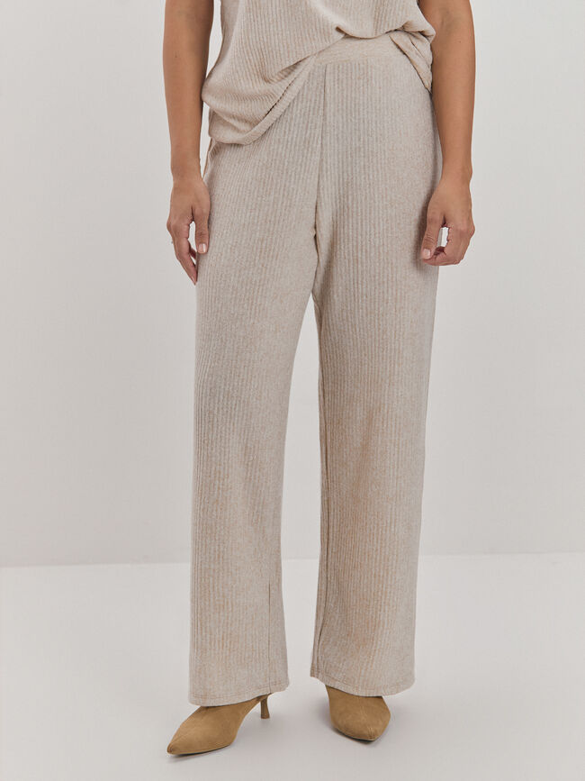 PANTALÓN LANOSO PIEDRA OSCURO
