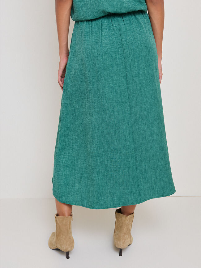 FALDA EVAS&Eacute; CONJUNTO Verde Jade
